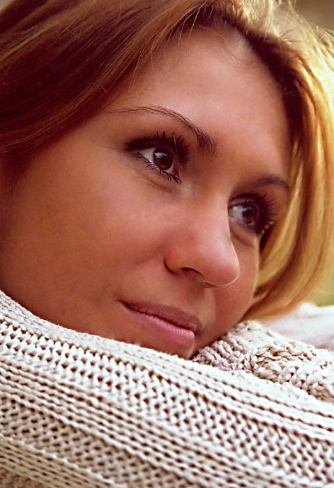 Michaela - zamyslena