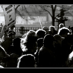Pochod demonstrantů