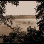 ...a mlha pomalu odteka s Jizerou...o)