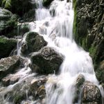 Vodopád u tunelu Galbeny, Apuseny, Rumunsko