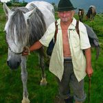 Pastevec koní na Vladeáse ("Hříběcí hory"), Rumunsko