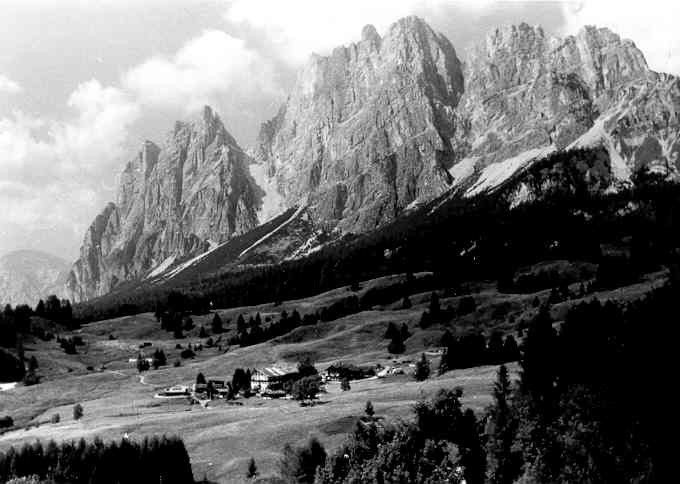 Cortina s Nonte Cristalem. Dnes ráno čerstvá,doma dělaná.