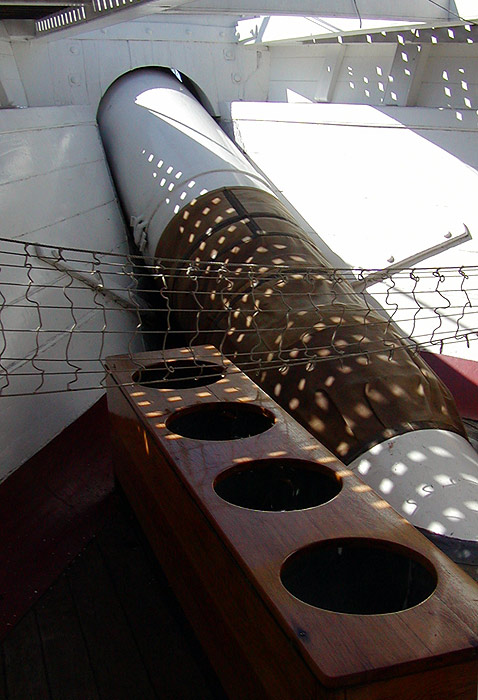 Dánsko - detail fregaty Jylland