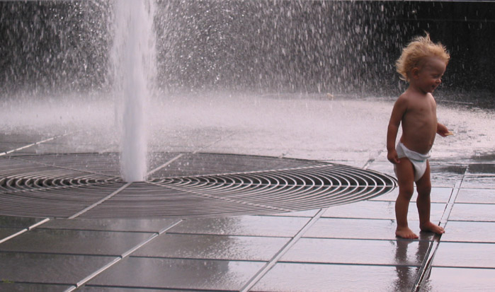 Fontána je najlepšia hračka