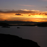 Západ z Pačataty... Titicaca