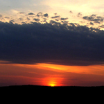 Večerní slunce zdrhlo na západ ...