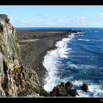 Island - Pobřeží u Reykjanesviti