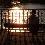 samota na vltavském nábřeží