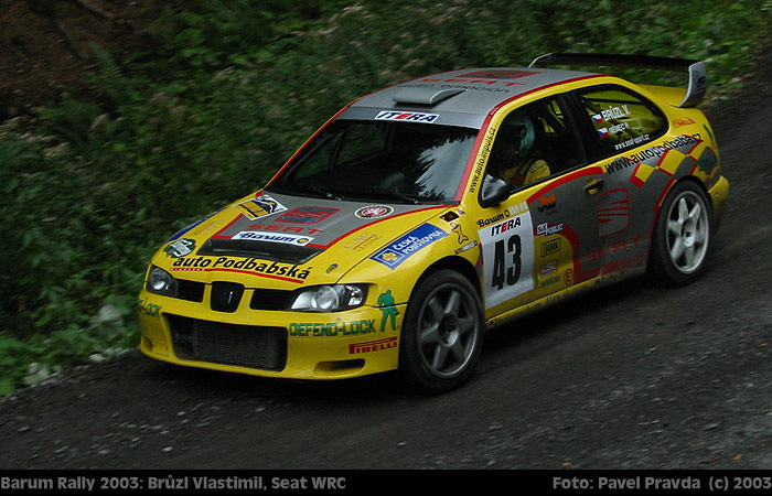 Barum rally: Brůzl (Seat WRC)
