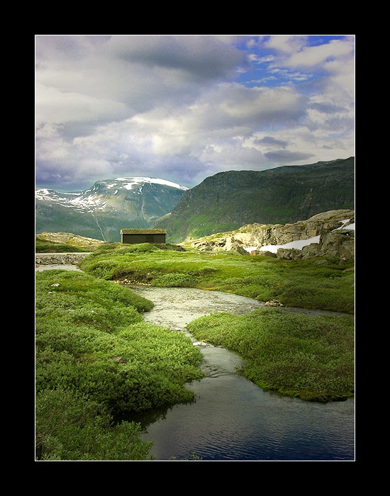Krajina nad Geirangerfjordem