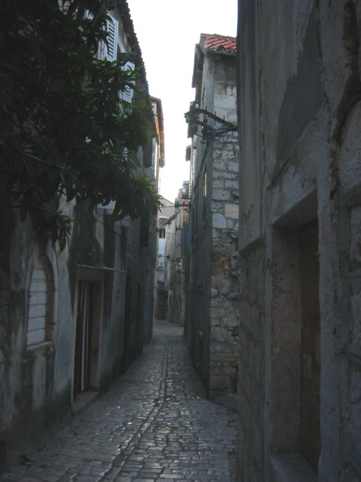 Ulice v Trogiru (Chorvatsko)