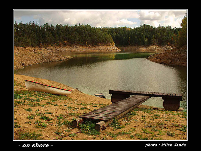 - on shore -