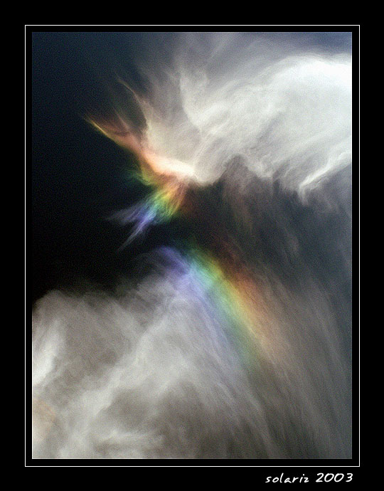 Rainbow clouds