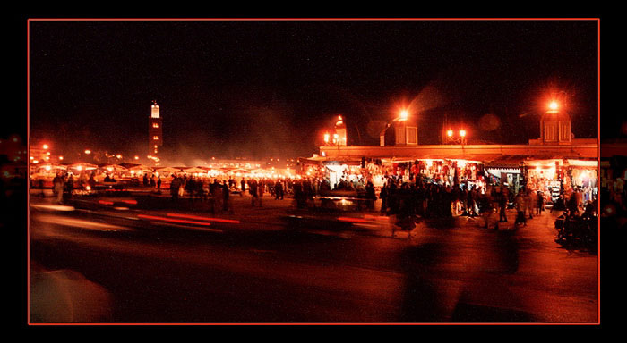 Marrakes - Shromaždiště mrtvých - Jama El Fna