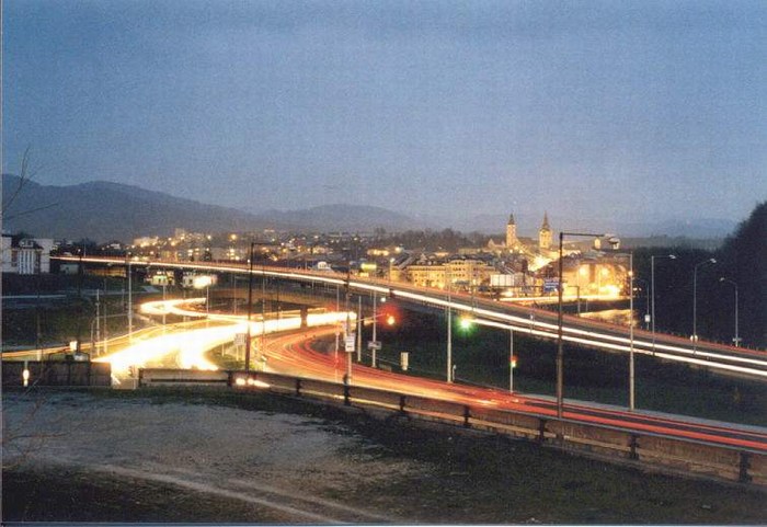 Banska Bystrica v noci