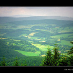 Ranní déšť nad Šumavou