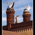 Komíny pivovaru v Třeboni