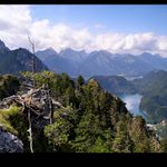 Výhled nad Schwangau