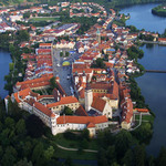 Telč z balónu