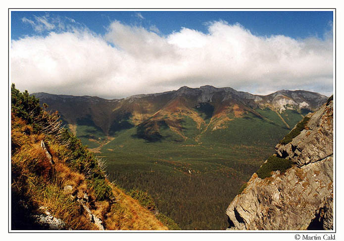 Belianské Tatry ze sedla pod Svišťovkou