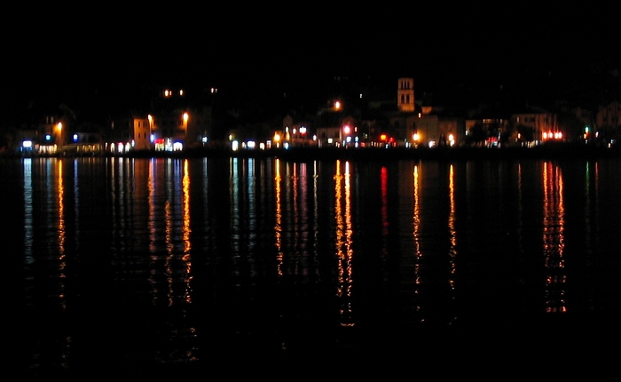 Vodice-noční město