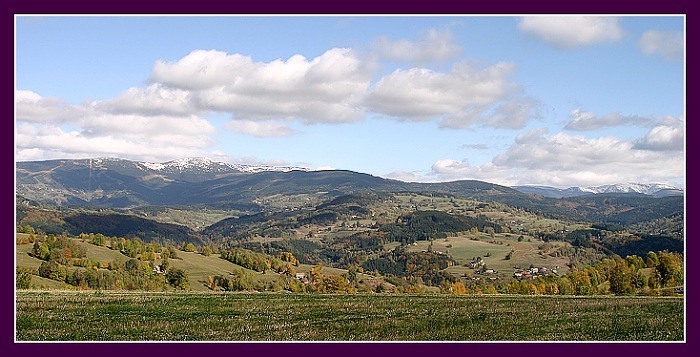 První sníh v Krkonoších...