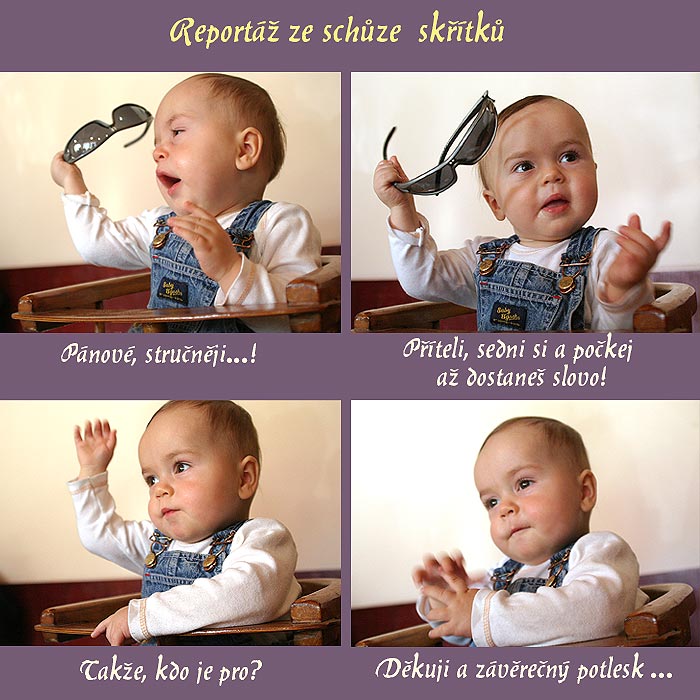 Reportáž ze schůze skřítků