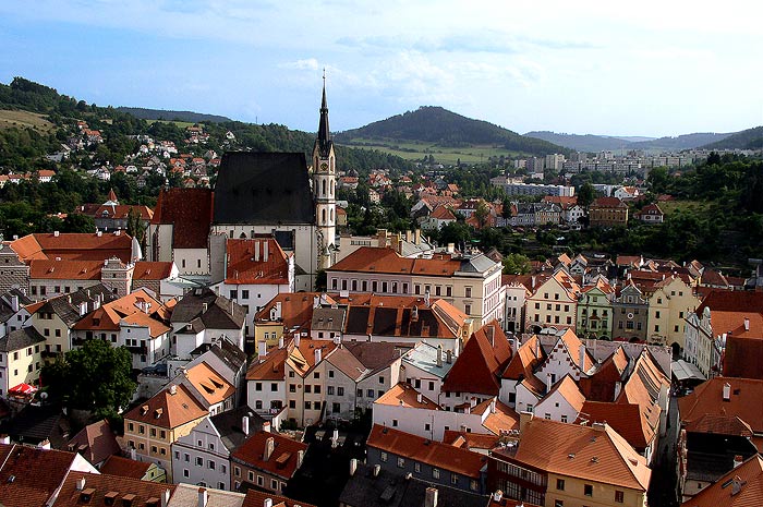 Krumlov z věže