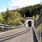 Řetězový most přes Lužnici - Stádlec