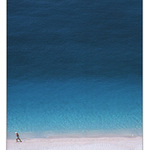 Poustevnik na Mirtos beach