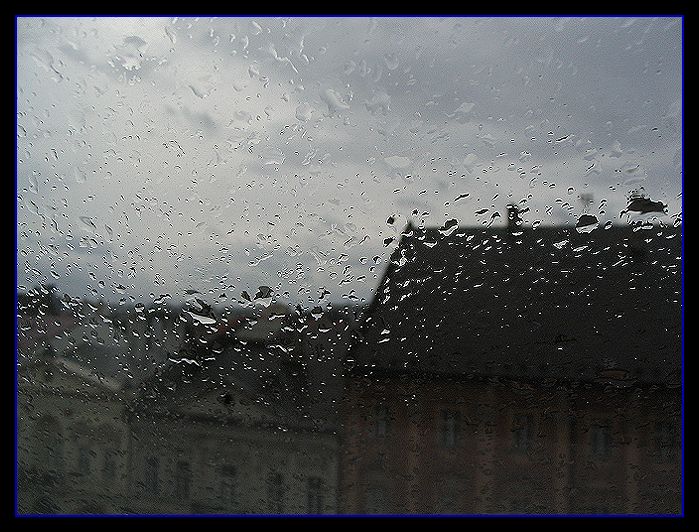 ...always raindrops...