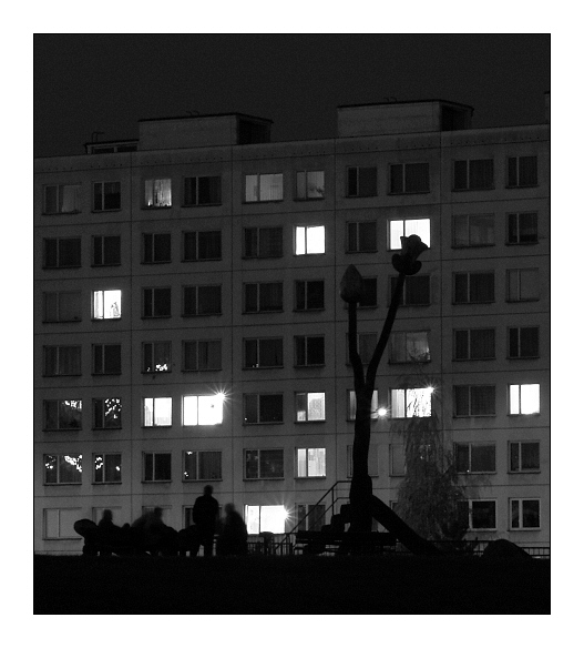 Dušičky na sídlišti