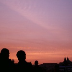 Soumrak na Karlově mostě