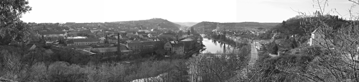 Panorama Dolních Kounic
