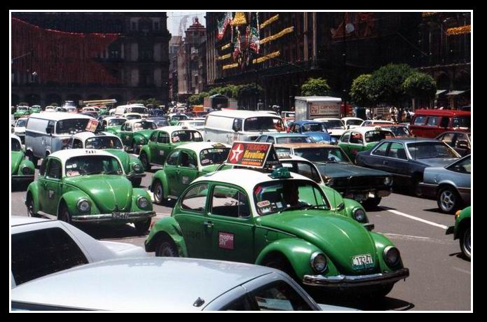 Taxi in Mexico city