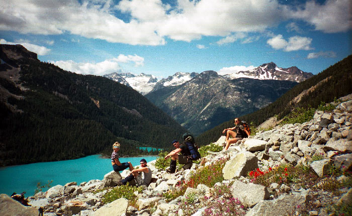 Rest on Jofree Lake