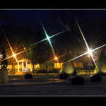 Večerní park