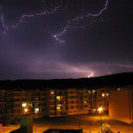 Blesky nad Zborovcemi.