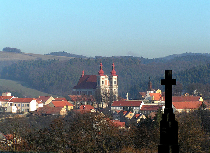 Pohled na Lomnici u Tišnova