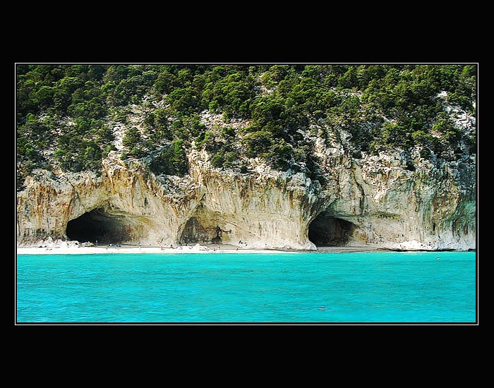 Pohled na jeskyni Bue del Marino