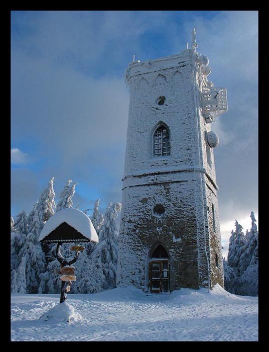 Krkonoše - rozhledna Žalý