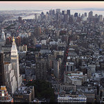 podvečer ve městě