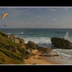 ... letání nad pláží ...