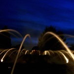 Zpívající fontána - večerní