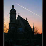 Thomaskirche za soumraku