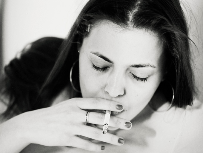 cigaretka na dva tahy