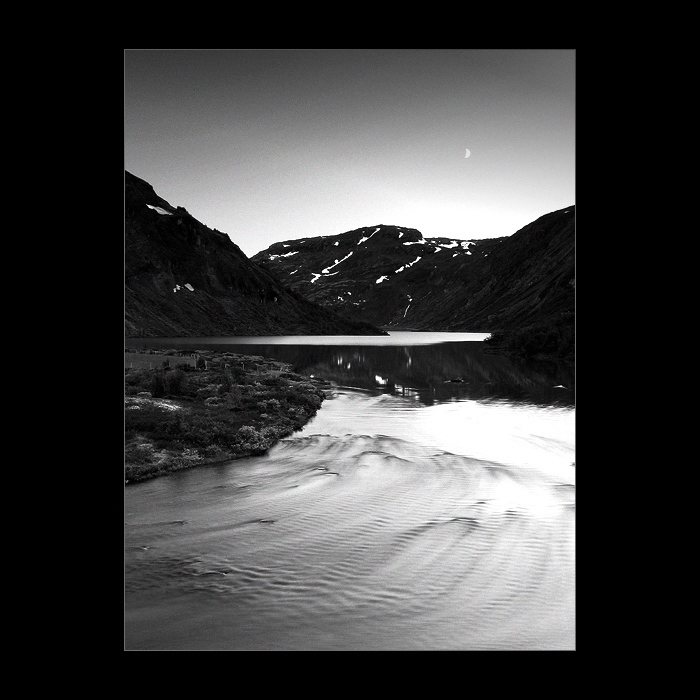 Norsko v b&w - serie 6/3. Noc v Jotunhaimen