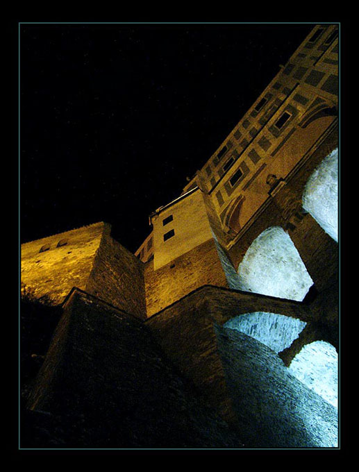 Č.Krumlov -  Plášťový most zámku