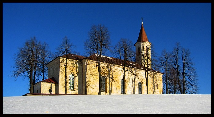 Kostel na vysočině