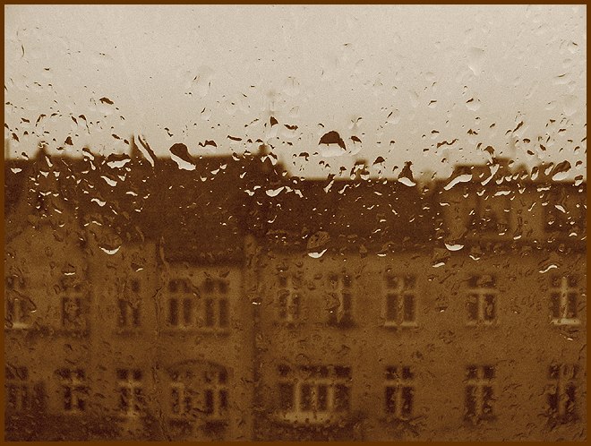 deszcczowy krajobraz